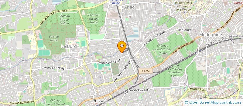 localisation de l'entreprise SCI LACOSTE-PRAT LE MERDI  PESSAC