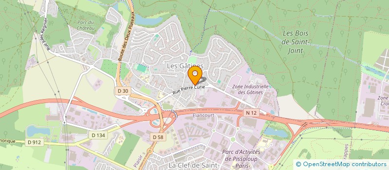 localisation de l'entreprise SCI LACOSTE-TROUDE-BORMES  PLAISIR