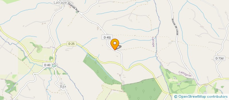 localisation de l'entreprise SCI LACOSTO  SAINT-CHRISTAUD