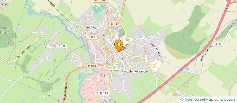 localisation de l'entreprise SCI LACOU  NEUFCHATEL-EN-BRAY