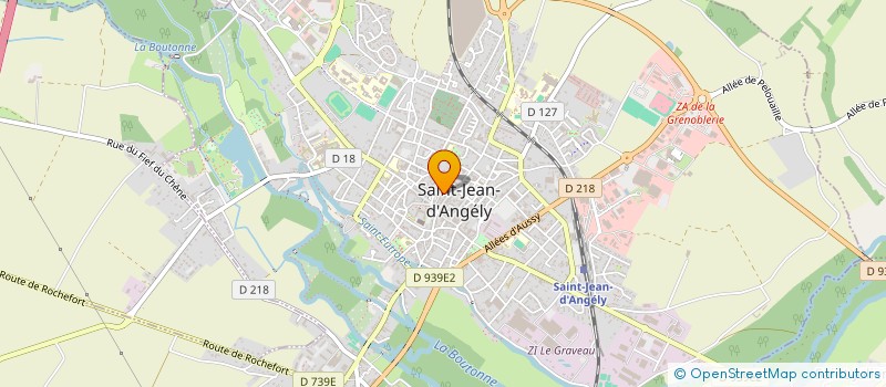 localisation de l'entreprise SCI LACOUE  SAINT-JEAN-D'ANGELY