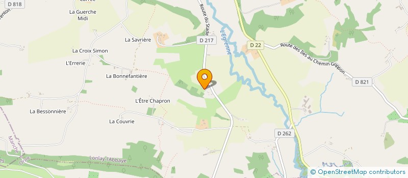 localisation de l'entreprise SCI LACOULONCHE à LONLAY-L ABBAYE