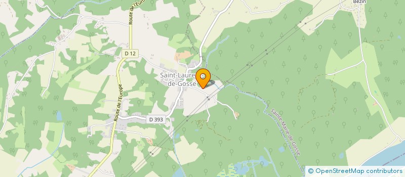 localisation de l'entreprise SCI LACOUR  SAINT-LAURENT-DE-GOSSE