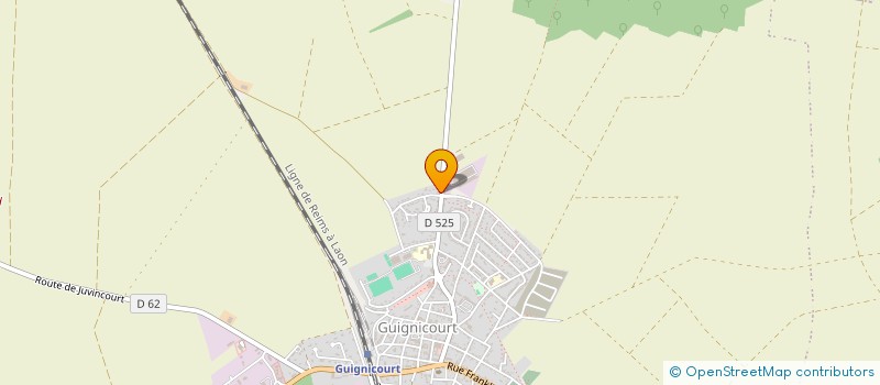 localisation de l'entreprise SCI LACOUR-DRUART  PROVISEUX-ET-PLESNOY