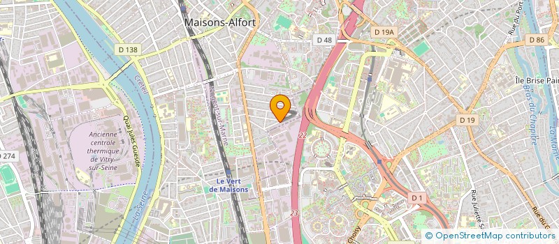 localisation de l'entreprise SCI LACOURT-LECOMTE à MAISONS-ALFORT
