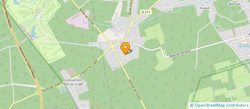 localisation de l'entreprise SCI LACRAMPE  LE PIAN-MEDOC