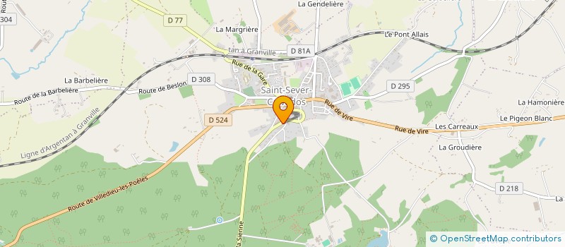 localisation de l'entreprise SCI LACRE  LANDELLES-ET-COUPIGNY