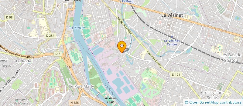 localisation de l'entreprise SCI LACRE  LE VESINET