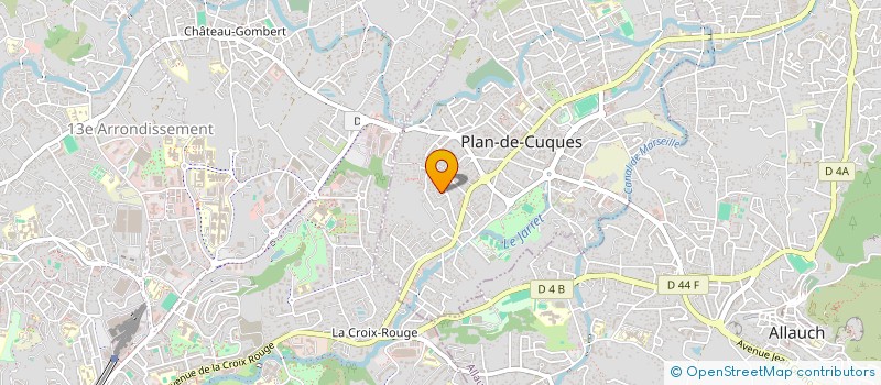 localisation de l'entreprise SCI LACREUDENTS  PLAN-DE-CUQUES