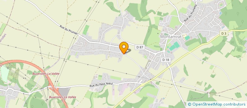 localisation de l'entreprise SCI LACRILA  MONTAMISE