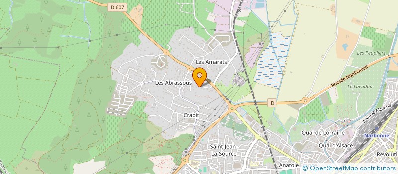 localisation de l'entreprise SCI LACROIX  NARBONNE