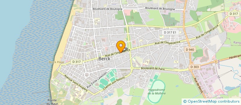 localisation de l'entreprise SCI LACROIX à BERCK