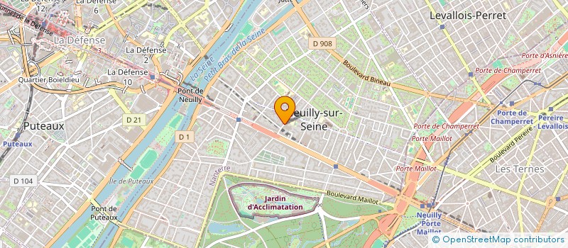 localisation de l'entreprise SCI LACROIX à NEUILLY-SUR-SEINE