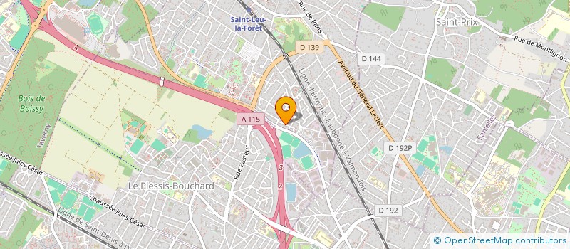 localisation de l'entreprise SCI LACROIX  SAINT-LEU-LA-FORET