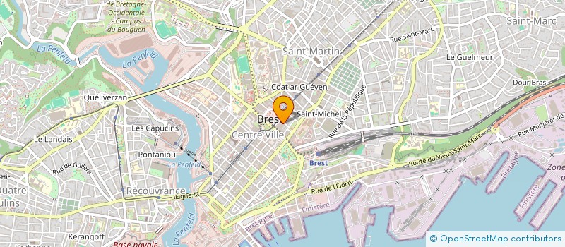 localisation de l'entreprise SCI LACROIX  BREST