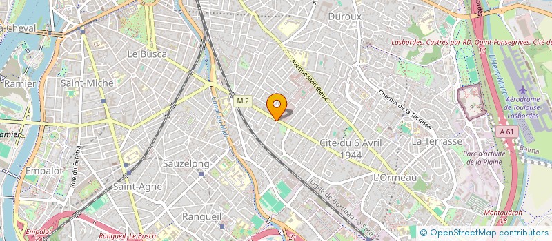localisation de l'entreprise SCI LACROIX à TOULOUSE