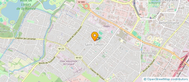 localisation de l'entreprise SCI LACROIX à TOULOUSE