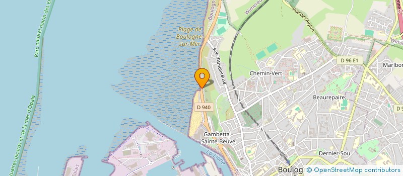 localisation de l'entreprise SCI LACROIX  BOULOGNE-SUR-MER