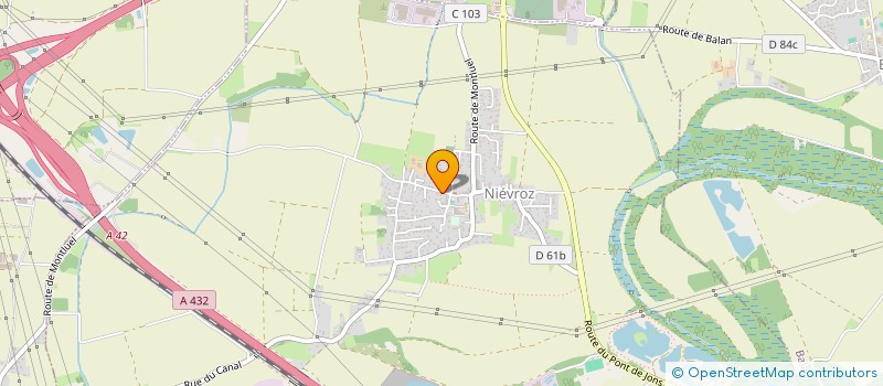 localisation de l'entreprise SCI LACROIX  NIEVROZ