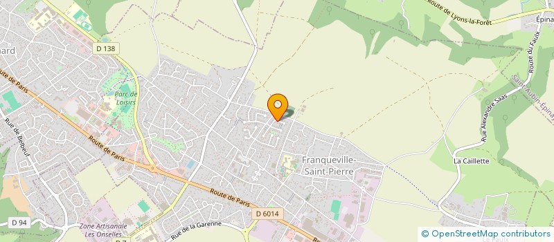 localisation de l'entreprise SCI LACROIX BEVAN  FRANQUEVILLE-SAINT-PIERRE