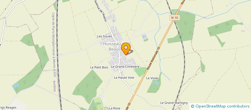 localisation de l'entreprise SCI LACROIX DU FIEF NATON  HUISSEAU-EN-BEAUCE