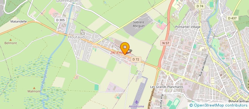 localisation de l'entreprise SCI LACROIX MOUTURES  HOUTAUD