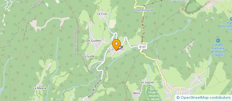 localisation de l'entreprise SCI LACROIX-TRAULLE  SARCENAS