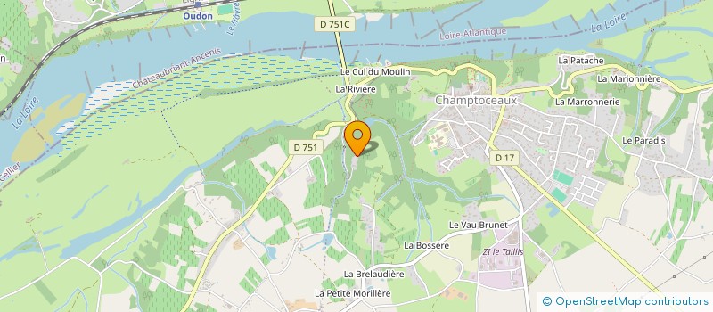 localisation de l'entreprise SCI LACS  OREE-D'ANJOU