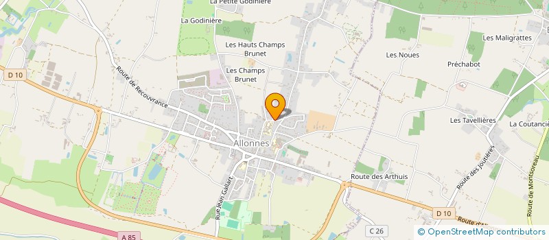 localisation de l'entreprise SCI LACUMA à ALLONNES