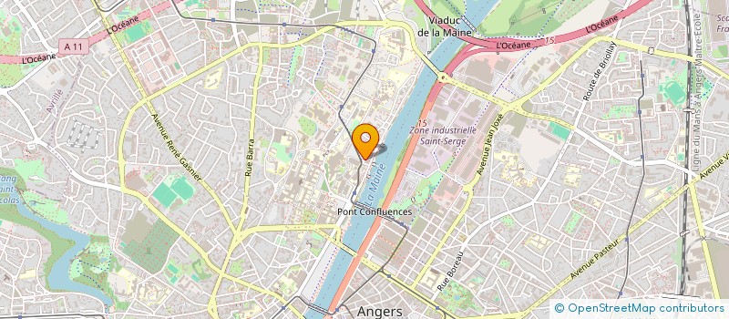 localisation de l'entreprise SCI LACYS à ANGERS