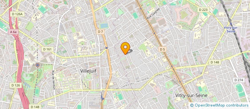 localisation de l'entreprise SCI LADA-BELNARD  VITRY-SUR-SEINE