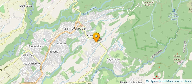 localisation de l'entreprise SCI LADAN à SAINT-CLAUDE