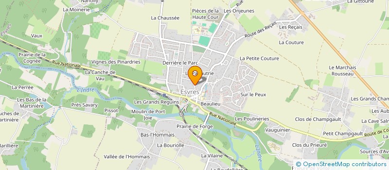 localisation de l'entreprise SCI LADAN  ESVRES