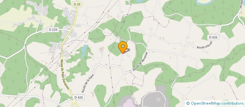 localisation de l'entreprise SCI LADATCHA  BENESSE-LES-DAX