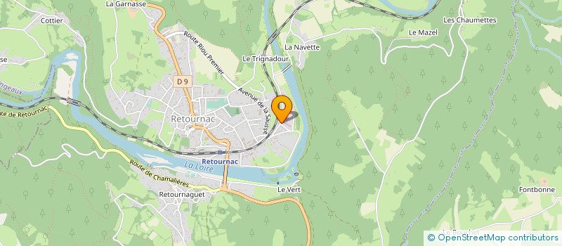 localisation de l'entreprise SCI LADDEM BIS  UNIEUX