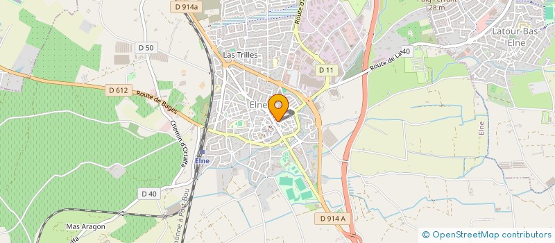 localisation de l'entreprise SCI LADEIRA  ELNE