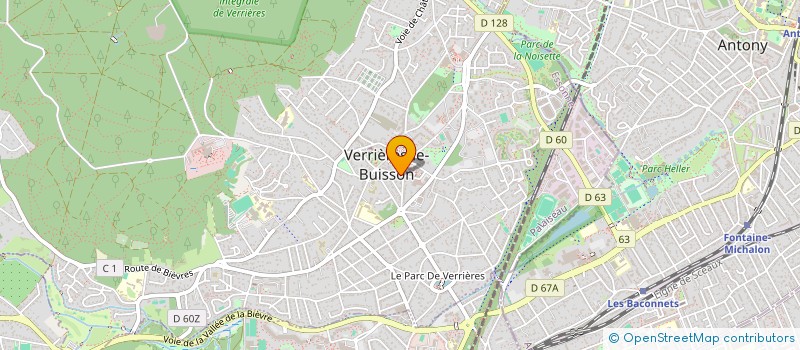 localisation de l'entreprise SCI LADERIQUE à VERRIERES-LE-BUISSON