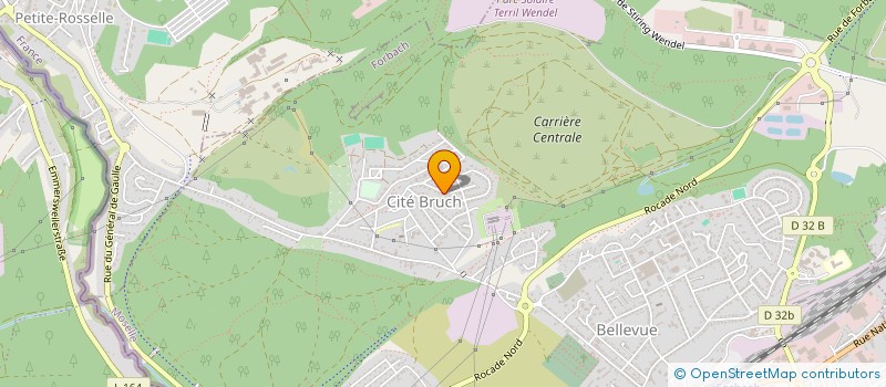 localisation de l'entreprise SCI LADESO  FORBACH