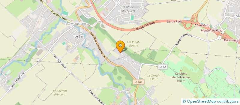 localisation de l'entreprise SCI LADETENTE  REBREUVE-RANCHICOURT