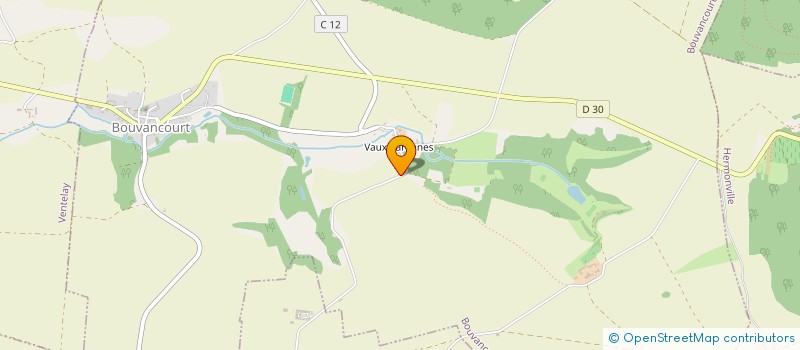 localisation de l'entreprise SCI LADEUILLE ET FILS  BOUVANCOURT