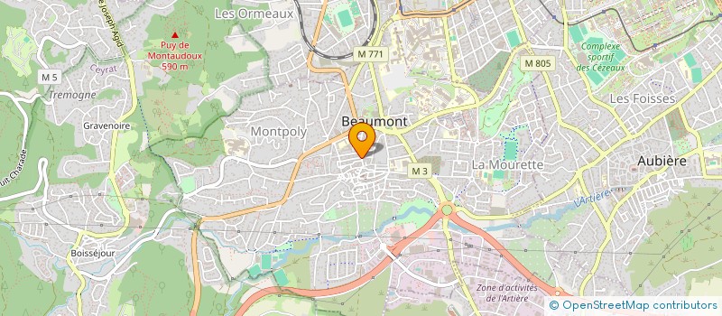 localisation de l'entreprise SCI LADEVIE FAMILY  BEAUMONT