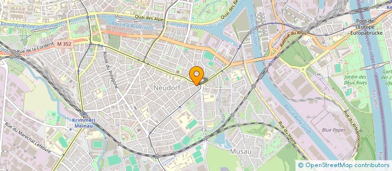 localisation de l'entreprise SCI LADHAND à STRASBOURG