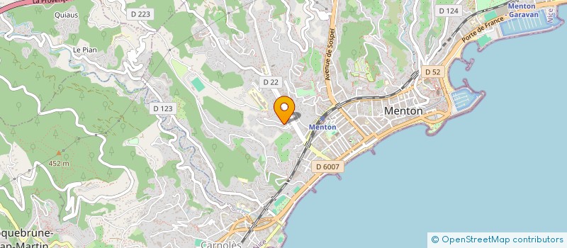 localisation de l'entreprise SCI LADIDO  MENTON