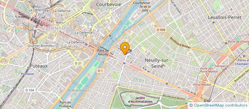 localisation de l'entreprise SCI LADIG à NEUILLY-SUR-SEINE