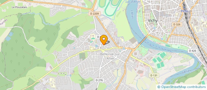 localisation de l'entreprise SCI LADIJULIE  BELLERIVE-SUR-ALLIER