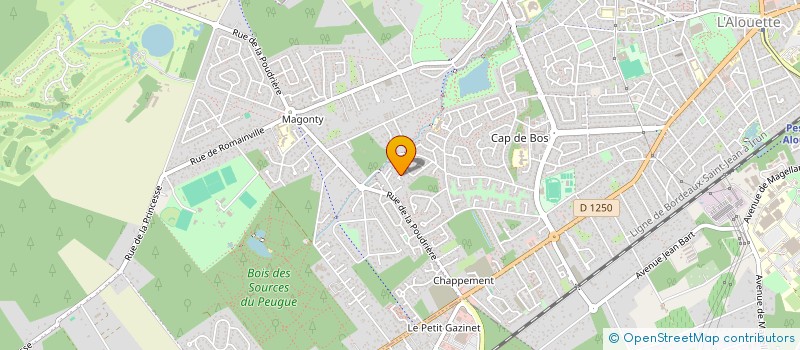 localisation de l'entreprise SCI LADIROSE  PESSAC