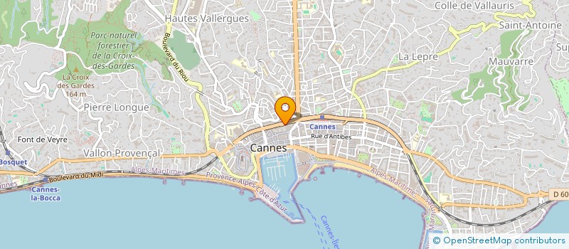localisation de l'entreprise SCI LADIS à CANNES