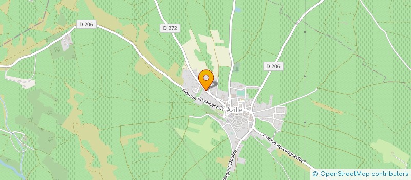 localisation de l'entreprise SCI LADIV  AZILLE