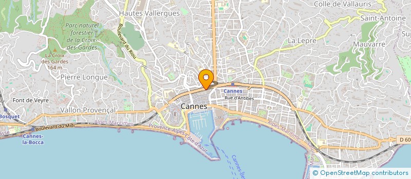 localisation de l'entreprise SCI LADIVI à CANNES