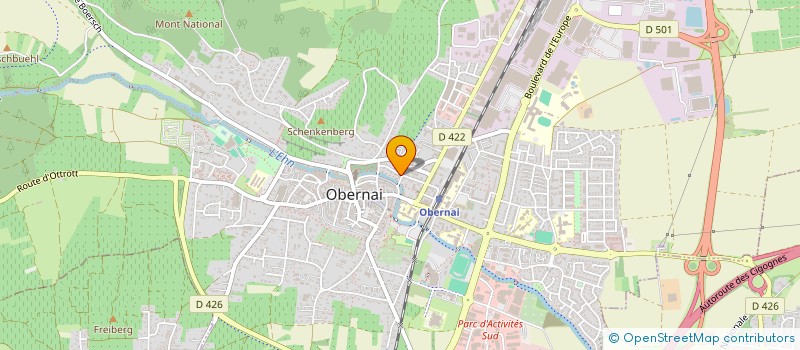 localisation de l'entreprise SCI LADIVINE  OBERNAI